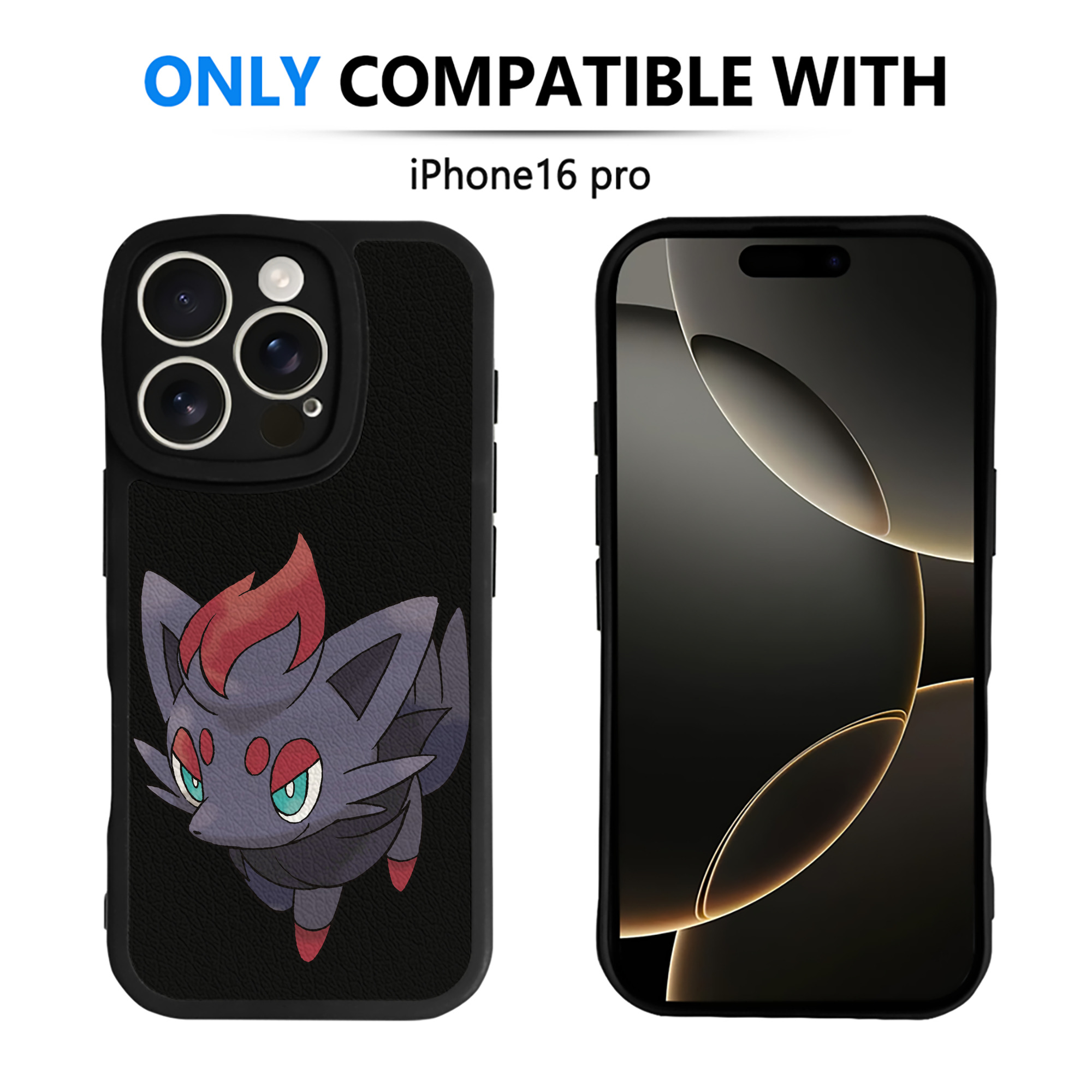 （画像用） ポケットモンスター Pokémon 【iPhone 16シリーズ対応】シリコンスマホケース（レザー調） 材質：シリコン